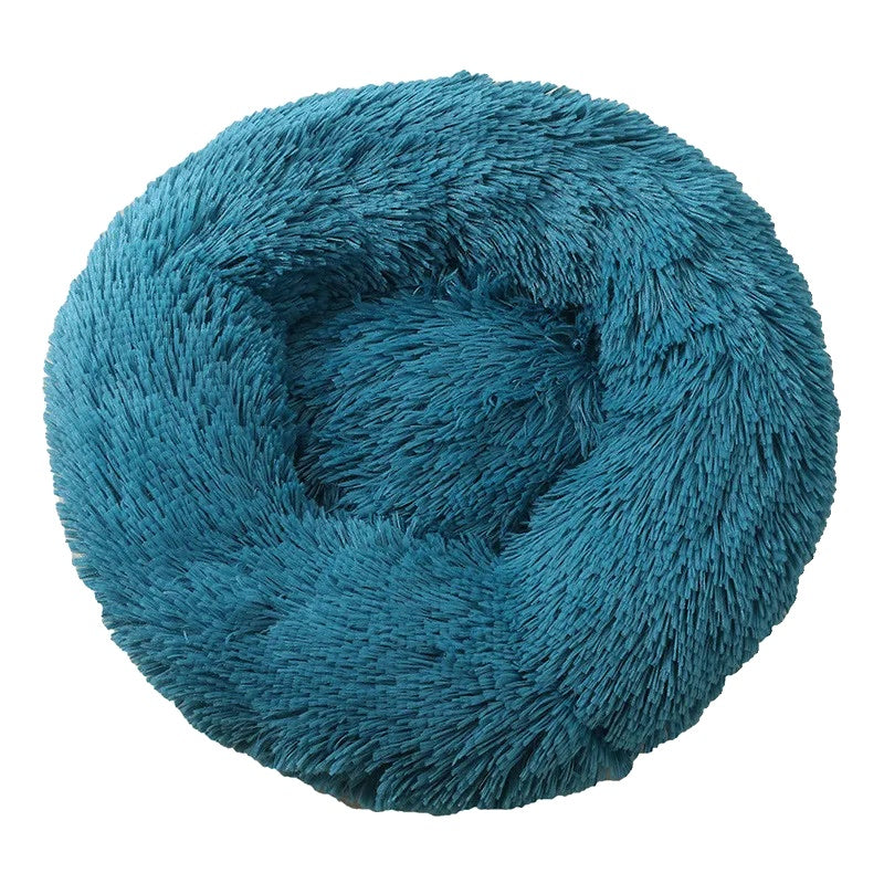 Variant image for Plush Dog Bed for Dogs and Cats – Calming Round Design, Self-Warming Fabric, Multiple Sizes-49