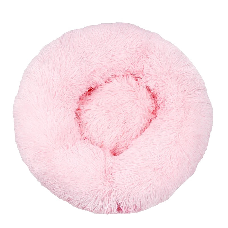 Variant image for Plush Dog Bed for Dogs and Cats – Calming Round Design, Self-Warming Fabric, Multiple Sizes-12