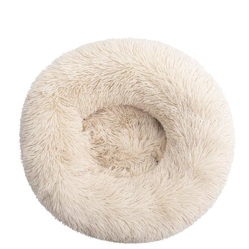 Variant image for Plush Dog Bed for Dogs and Cats – Calming Round Design, Self-Warming Fabric, Multiple Sizes-34