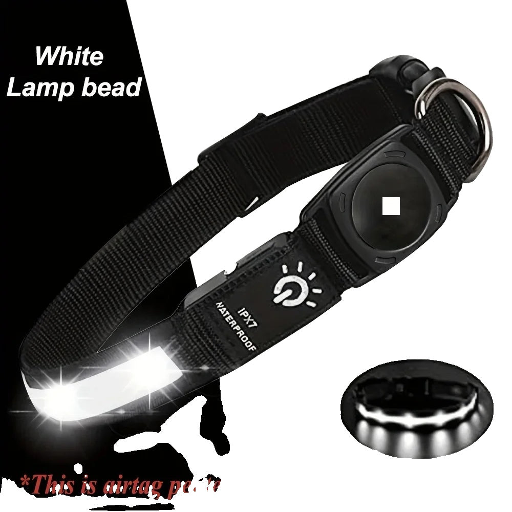 Variant image for LED Dog Collar for Apple AirTag – Waterproof, USB Rechargeable, Luminous Design-10