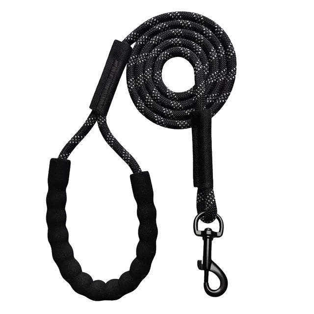 Variant image for Reflective Dog Leash for All Breeds – Durable Nylon, Comfortable Foam Handle, Night Safety-9