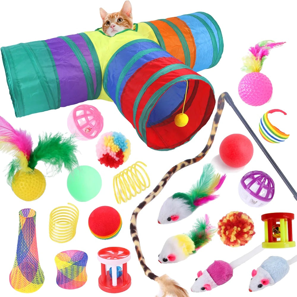 Variant image for Cat Toy Set for Kittens – 20-Piece Variety, Engaging Designs, Safe Eco-Friendly Materials-3