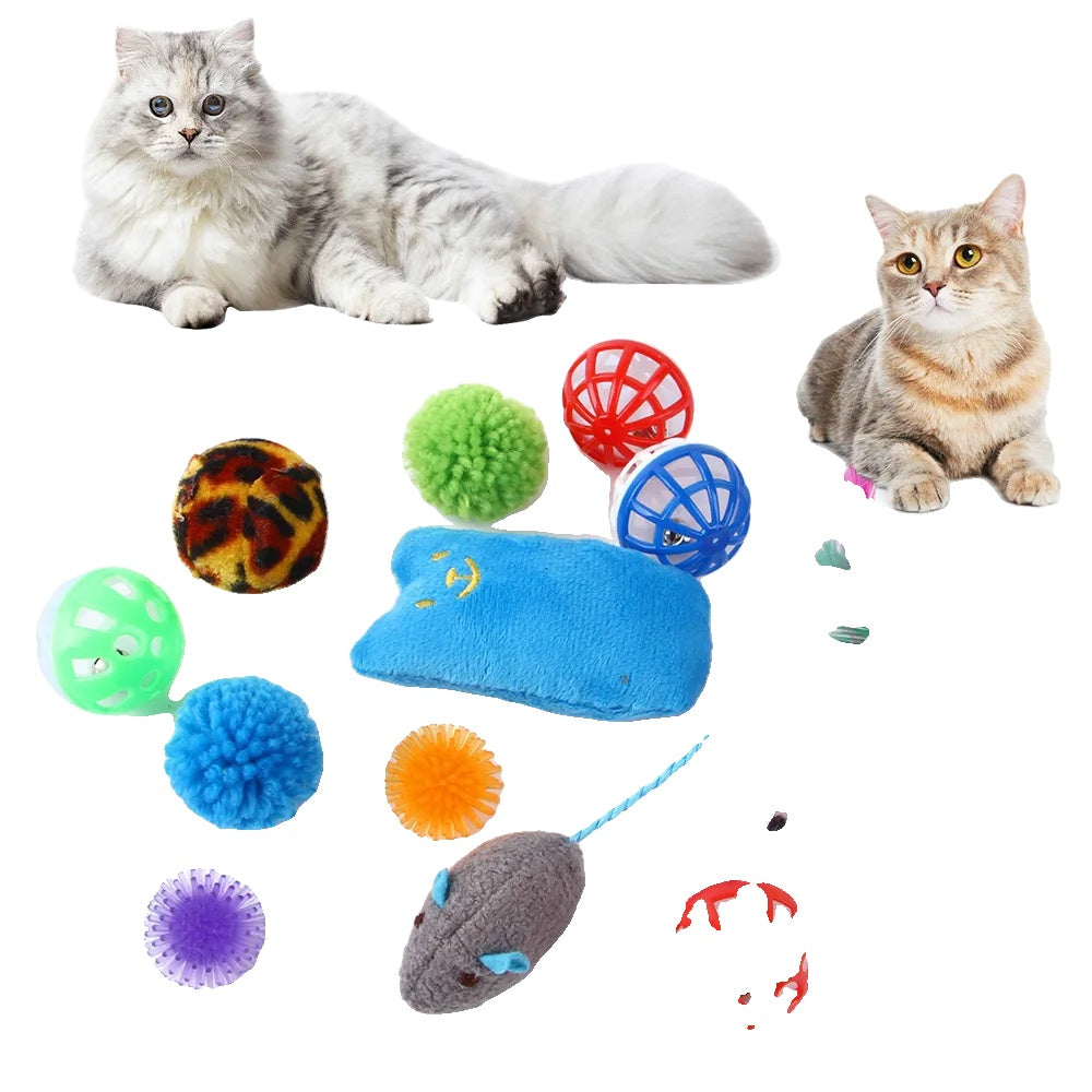 Variant image for Cat Toy Set for Kittens – 20-Piece Variety, Engaging Designs, Safe Eco-Friendly Materials-4