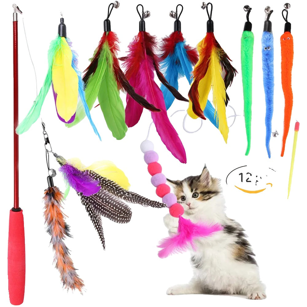 Variant image for Cat Toy Set for Kittens – 20-Piece Variety, Engaging Designs, Safe Eco-Friendly Materials-9