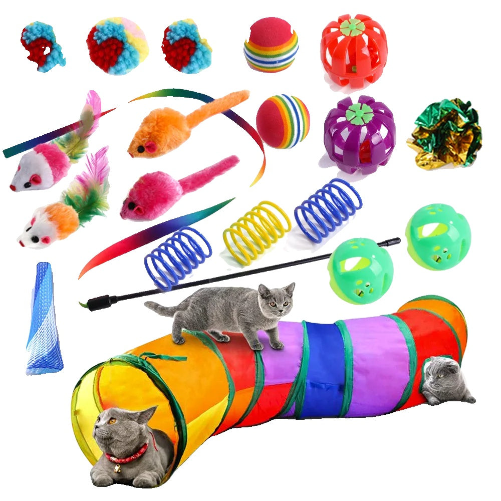 Variant image for Cat Toy Set for Kittens – 20-Piece Variety, Engaging Designs, Safe Eco-Friendly Materials-7