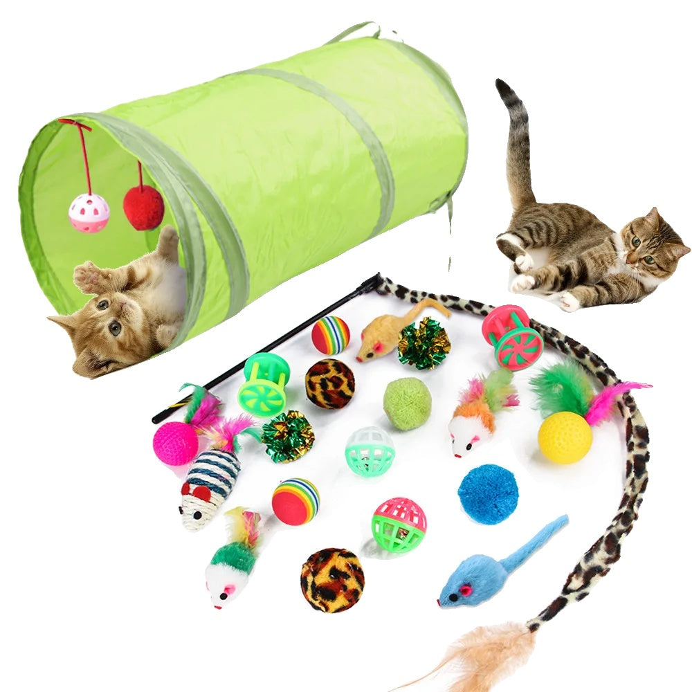 Variant image for Cat Toy Set for Kittens – 20-Piece Variety, Engaging Designs, Safe Eco-Friendly Materials-6