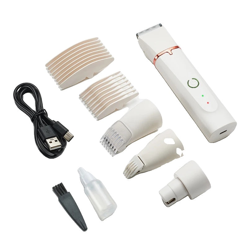 Variant image for Electric Dog Grooming Clippers – 4-in-1 Trimmer, Nail Grinder, Cordless, Low Noise-2