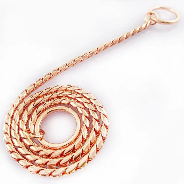 Variant image for Choke Collar for Dogs – Heavy-Duty Stainless Steel, 18K Gold-Plated, Anti-Rust Design-7