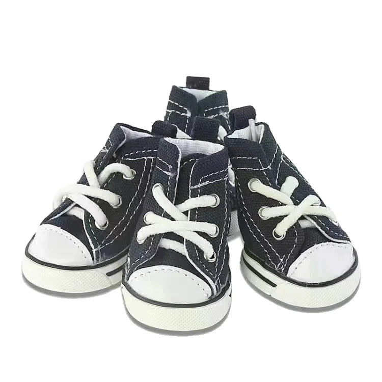 Variant image for Dog Shoes for Small Dogs – Non-Slip, Breathable Denim Canvas, Outdoor Use-1