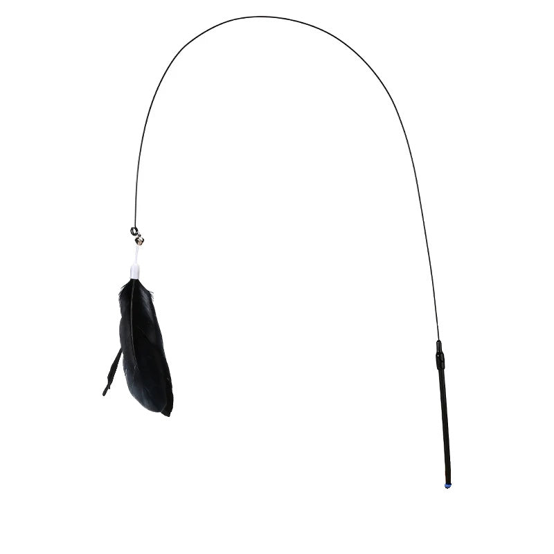 Variant image for Interactive Cat Toy for Kittens – Feather Teaser Wand, Suction Cup Design, Engaging Play-3