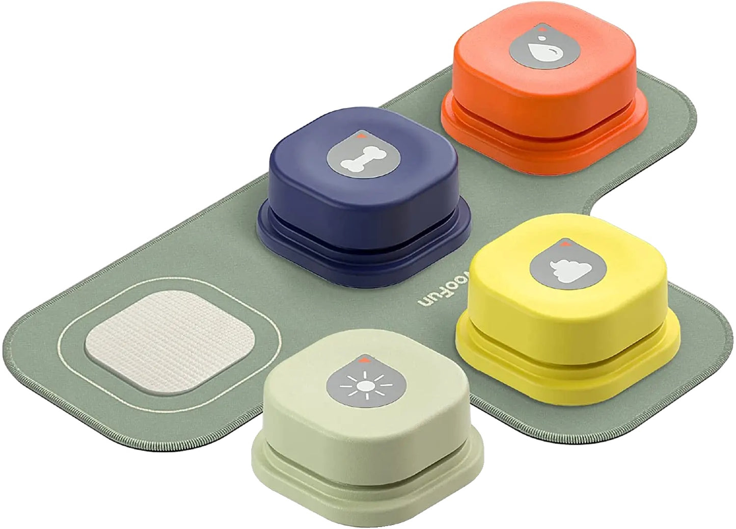 Variant image for Interactive Dog Talking Buttons for Training – Recordable, Non-Skid Mat, Durable Design-2
