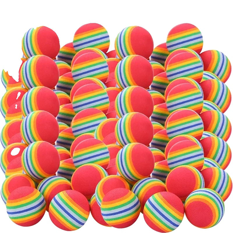 Variant image for Interactive Toy Balls for Dogs and Cats – Automatic Jumping, Soft EVA, Rainbow Colors-3