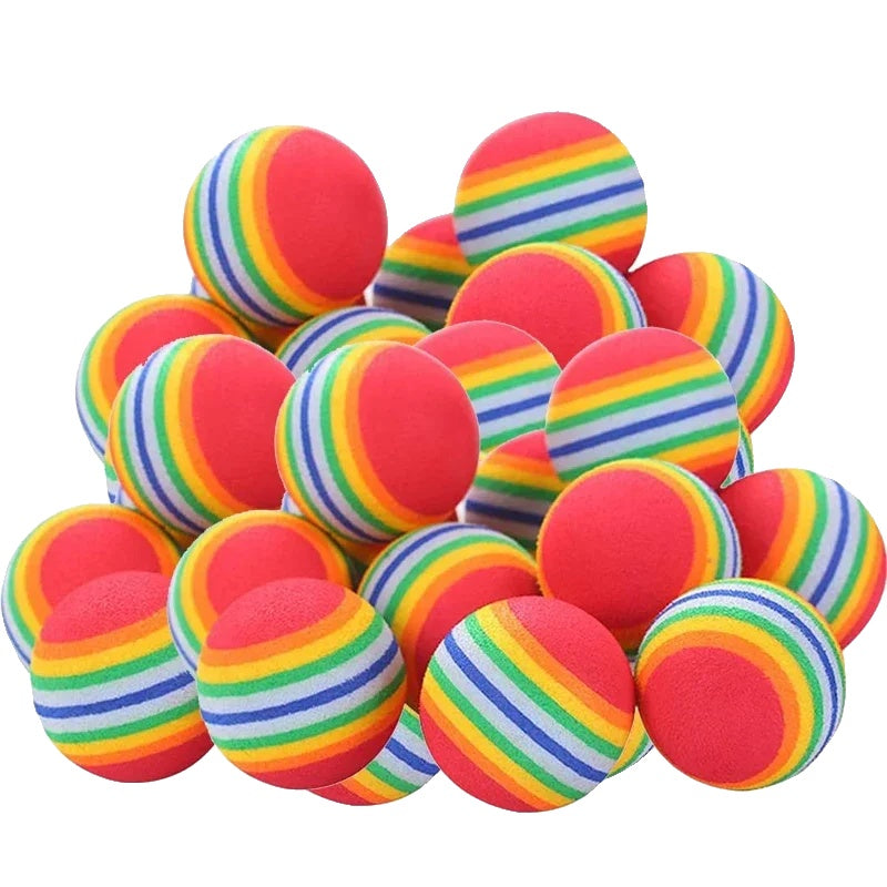 Variant image for Interactive Toy Balls for Dogs and Cats – Automatic Jumping, Soft EVA, Rainbow Colors-6