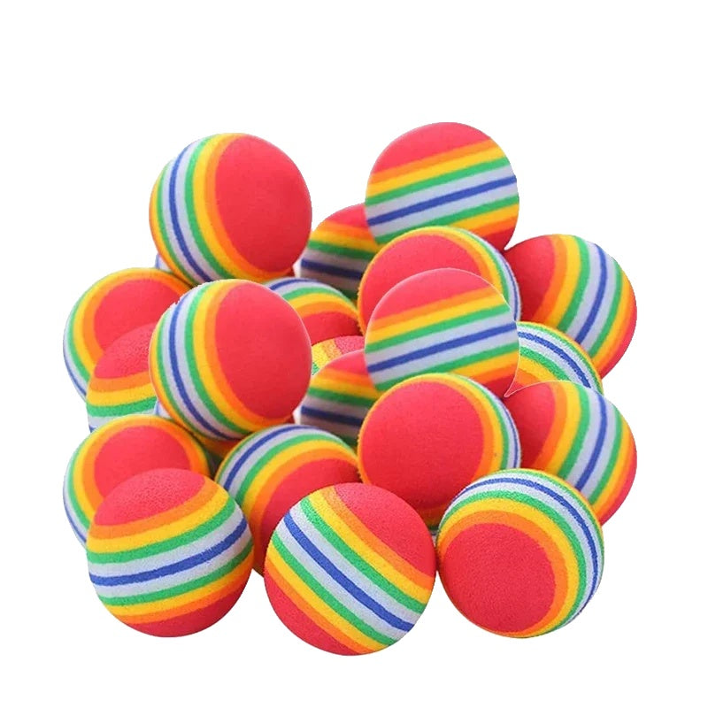 Variant image for Interactive Toy Balls for Dogs and Cats – Automatic Jumping, Soft EVA, Rainbow Colors-5