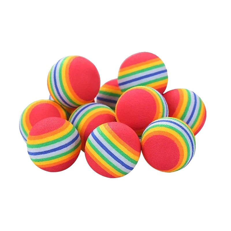 Variant image for Interactive Toy Balls for Dogs and Cats – Automatic Jumping, Soft EVA, Rainbow Colors-4