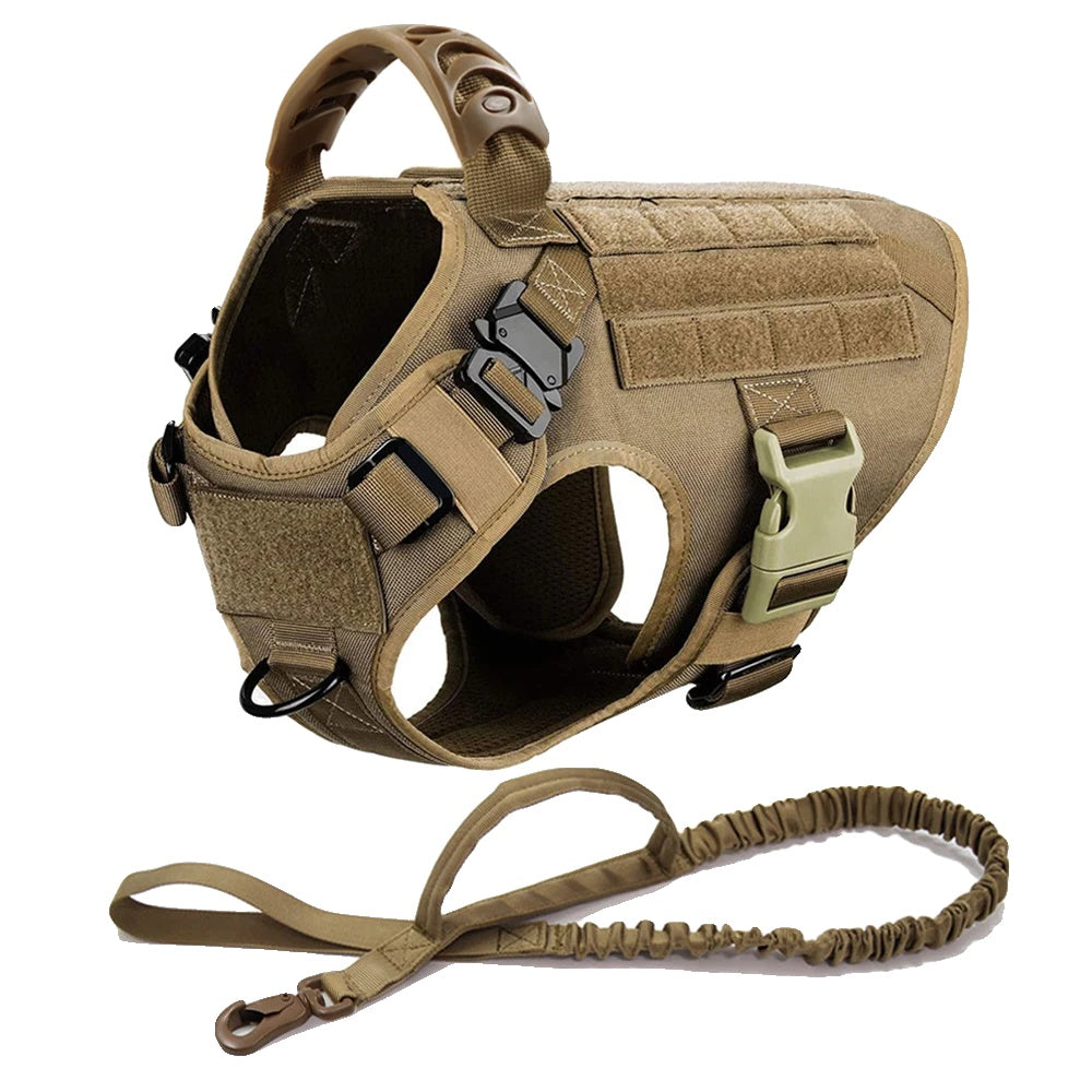 Variant image for Dog Harness for Large Breeds – Adjustable, Durable Nylon, Tactical Molle System-5