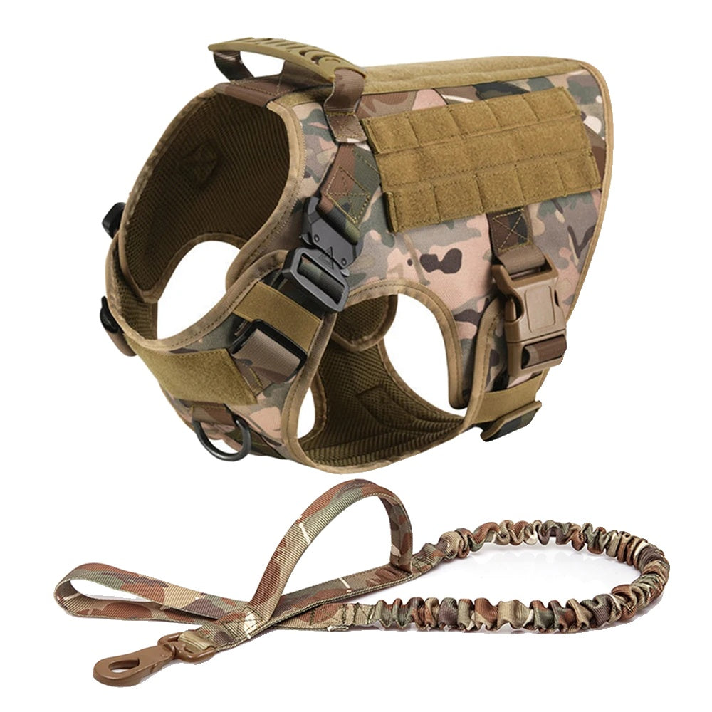 Variant image for Dog Harness for Large Breeds – Adjustable, Durable Nylon, Tactical Molle System-7