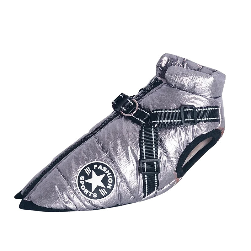 Variant image for Waterproof Dog Coat for Winter – Warm Fleece Lining, Adjustable Harness, Reflective Design-34