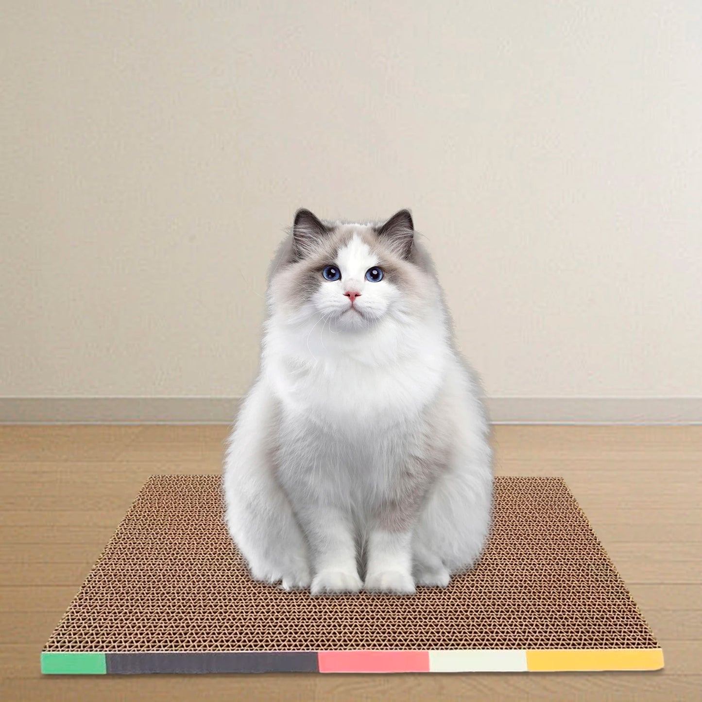 Cat Scratching Board for Cats – Durable Corrugated Paper, Cozy Lounge Bed, Multi-Size-5