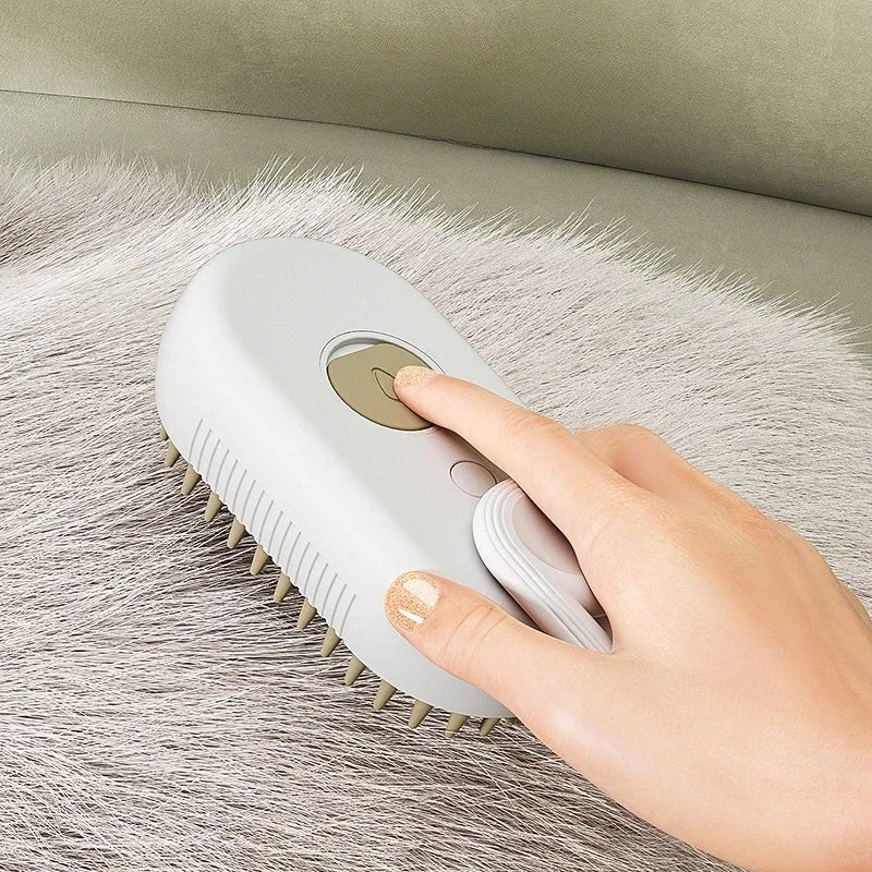 3-in-1 Dog Grooming Brush – Electric Steam Technology, Gentle Massage, Rechargeable-6