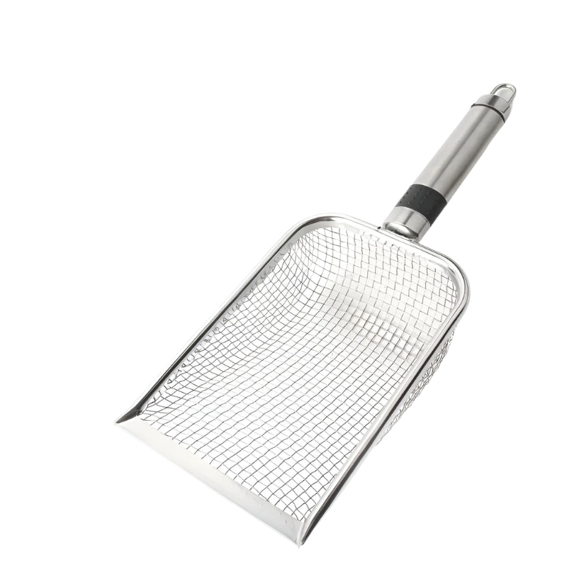 Variant image for Cat Litter Shovel Style C – Long Handle, Ergonomic Grip, Stainless Steel-1