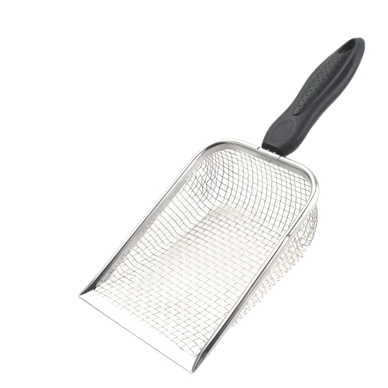 Variant image for Cat Litter Shovel Style A– Long Handle, Ergonomic Grip, Stainless Steel-2