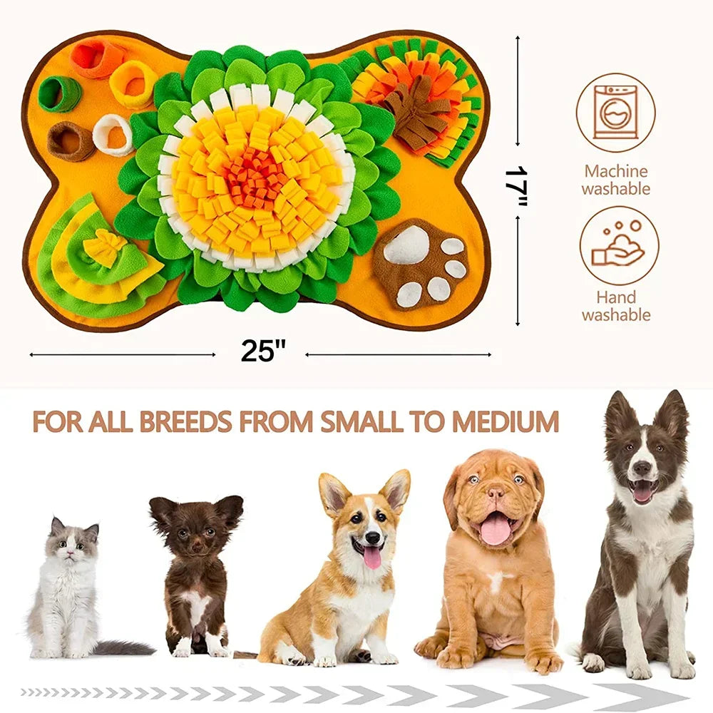Variant image for Snuffle Mat for Dogs – Interactive Feeding, Stress Relief, Large Size-3