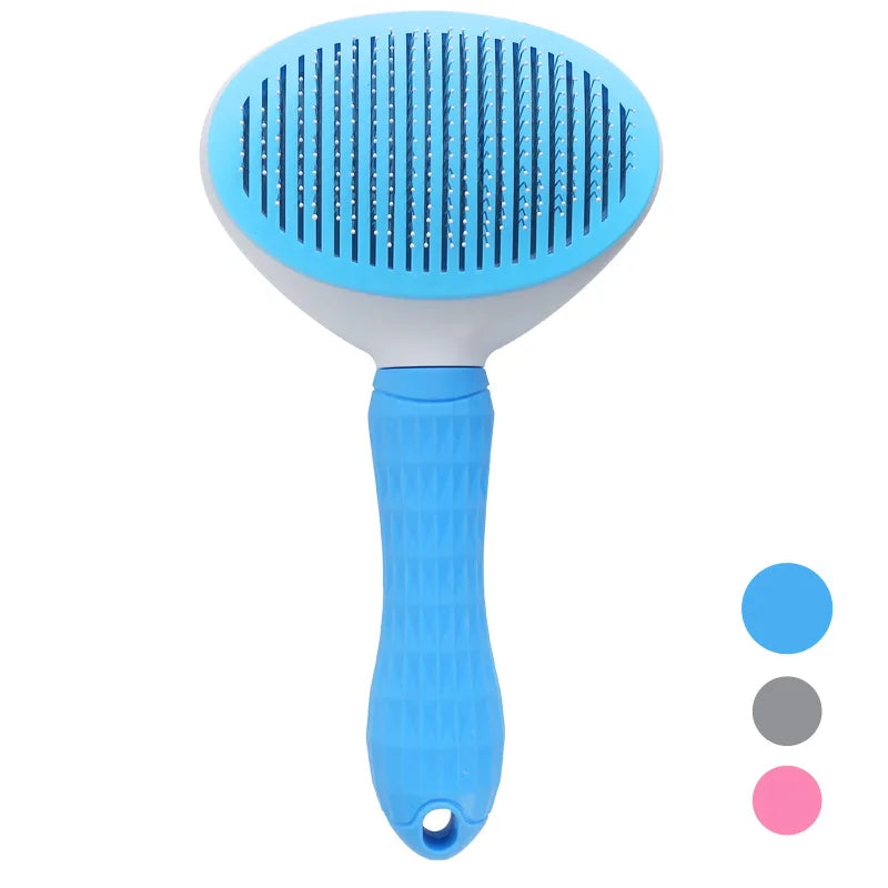 Variant image for Self-Cleaning Grooming Brush for Dogs – Ergonomic Design, Pet Hair Removal, Available in 3 Colors-2