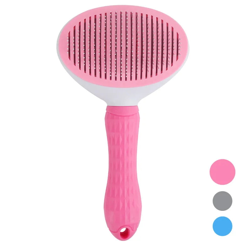 Variant image for Self-Cleaning Grooming Brush for Dogs – Ergonomic Design, Pet Hair Removal, Available in 3 Colors-1