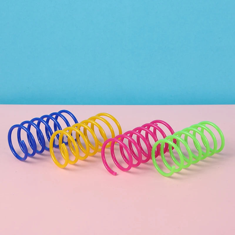 Spring Toy for Cats – Durable Plastic, Vibrant Colors, Engaging Playtime-3