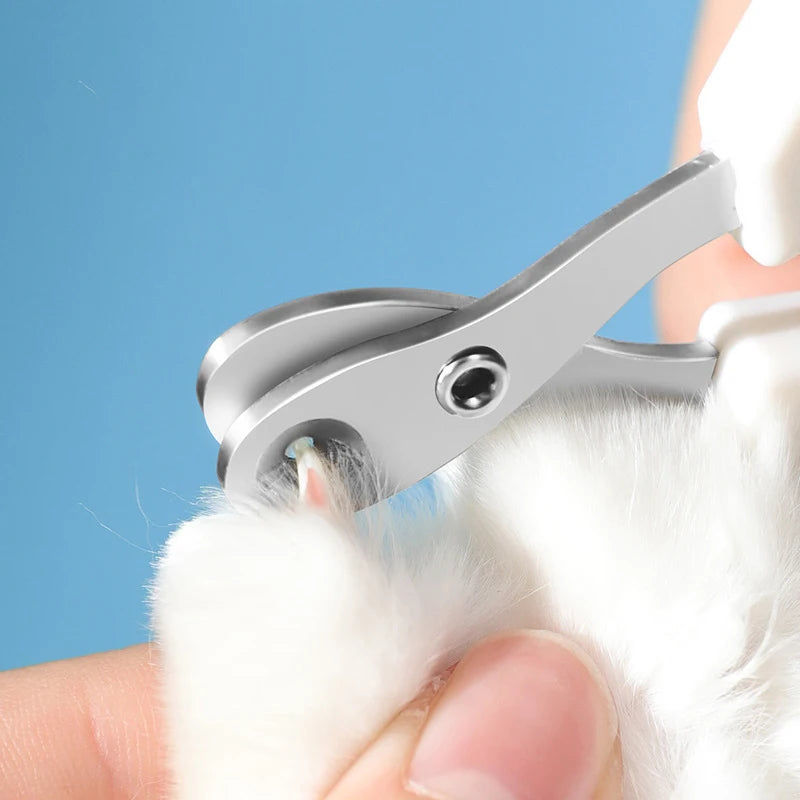 Nail Clippers for Cats and Small Dogs – Stainless Steel, Safe Round Head, Comfortable Grip-4