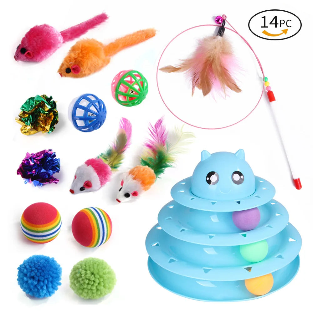 Cat Toy Set for Kittens – 20-Piece Variety, Engaging Designs, Safe Eco-Friendly Materials-4