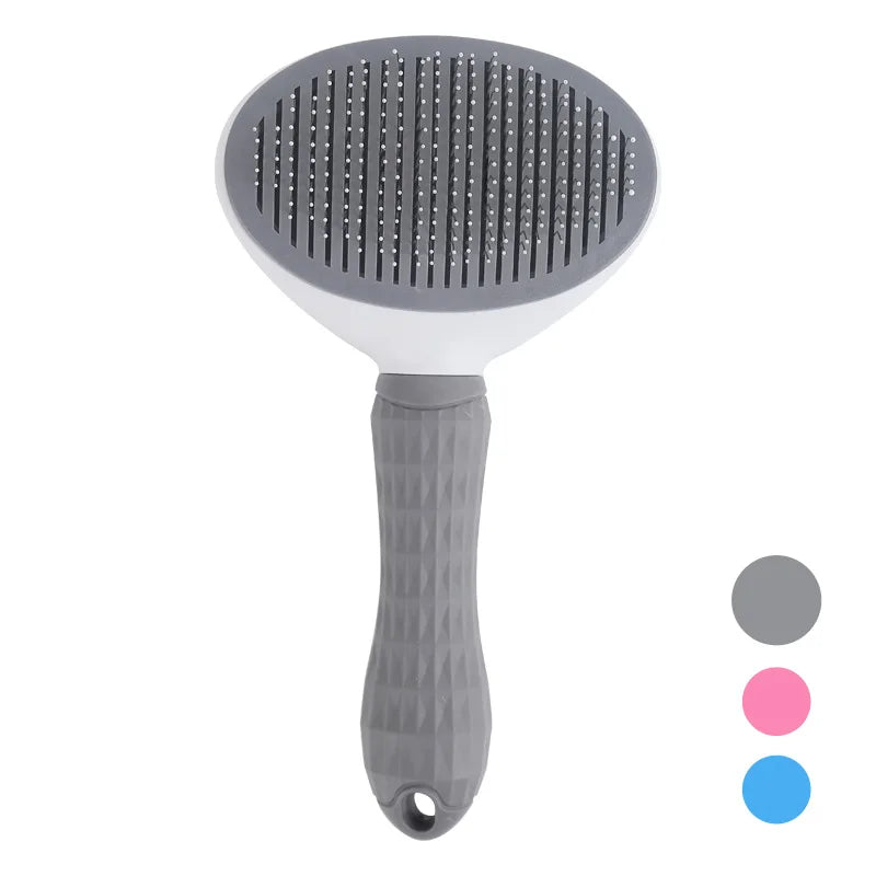 Variant image for Self-Cleaning Grooming Brush for Dogs – Ergonomic Design, Pet Hair Removal, Available in 3 Colors-5