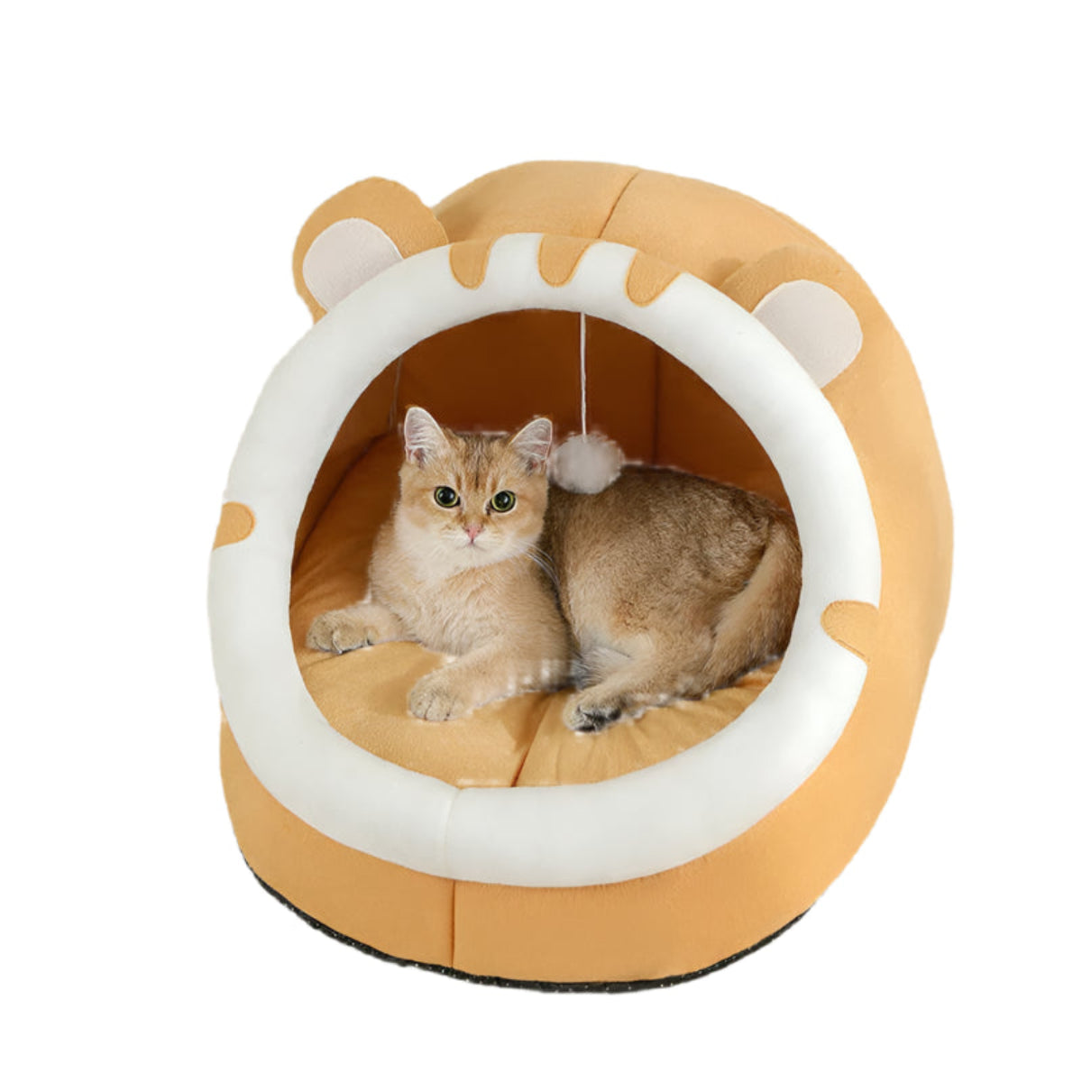 Cat Bed for Kittens – Warm Cushion, Cozy Cat Cave, Soft Fabric-4