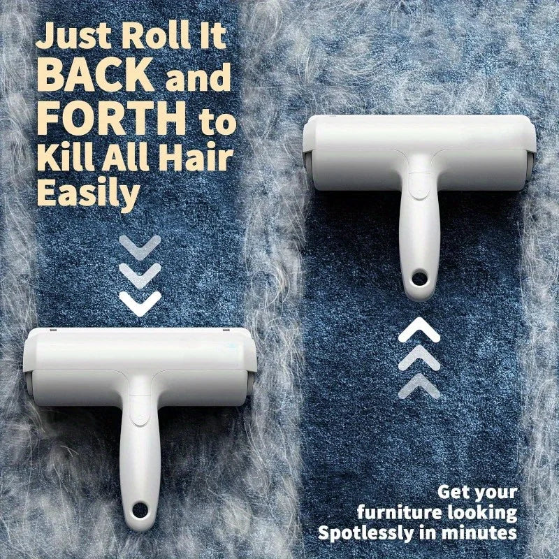 Pet Hair Remover Tool for Dogs and Cats – Self-Cleaning Base, Reusable, Efficient Fur Removal-6