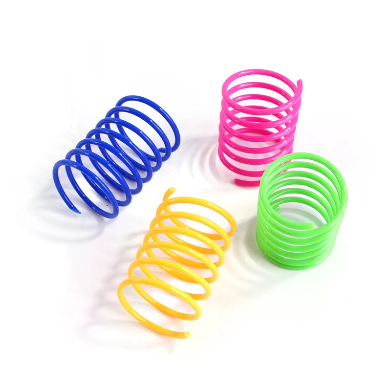Variant image for Spring Toy for Cats – Durable Plastic, Vibrant Colors, Engaging Playtime-2