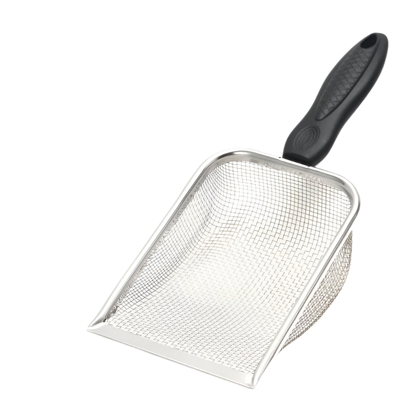 Variant image for Cat Litter Shovel style B – Long Handle, Ergonomic Grip, Stainless Steel-3