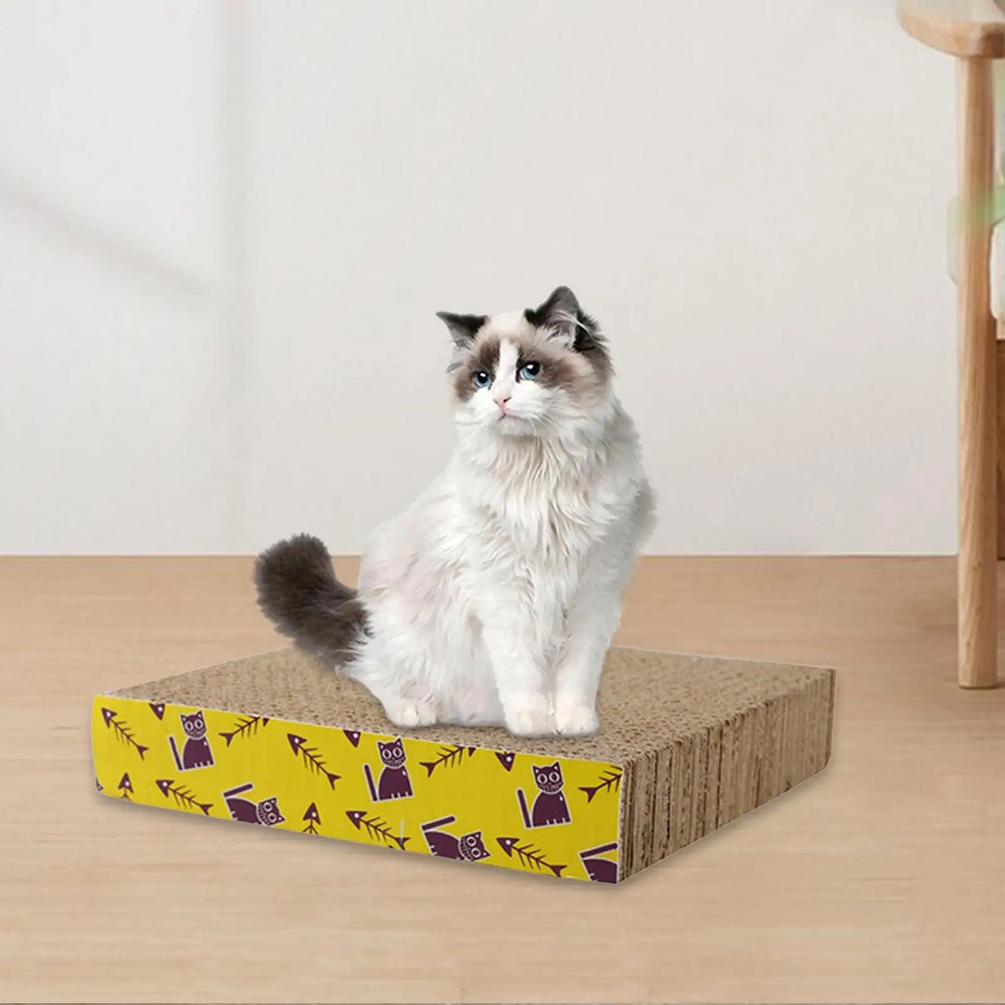 Variant image for Cat Scratching Board for Cats – Durable Corrugated Paper, Cozy Lounge Bed, Multi-Size-2