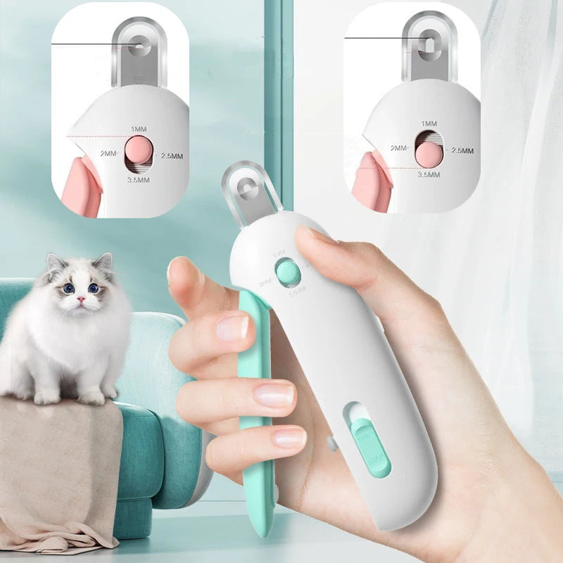 Nail Clippers for Dogs and Cats – Stainless Steel Blades, Adjustable Hole, Ergonomic Handle-2