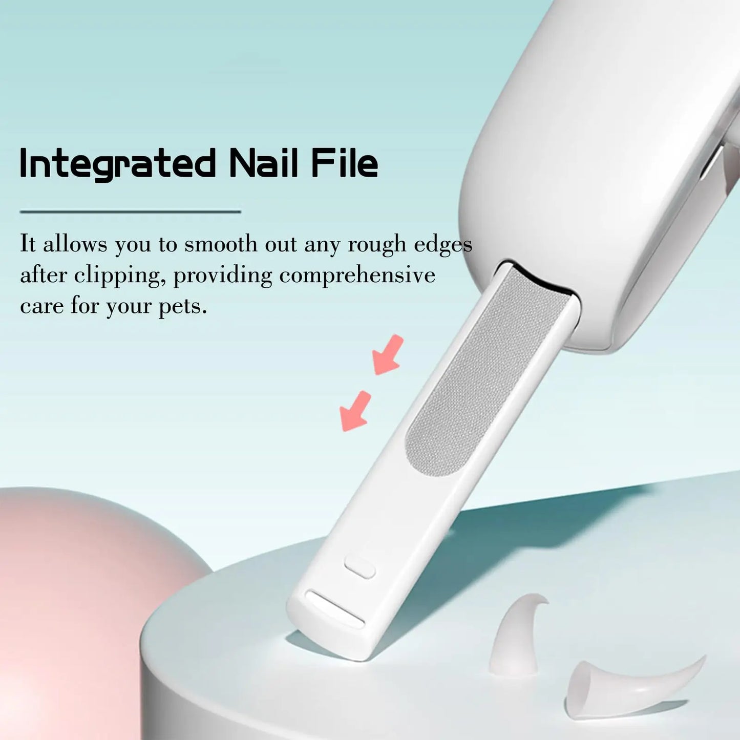 Nail Clippers for Dogs and Cats – Stainless Steel Blades, Adjustable Hole, Ergonomic Handle-5