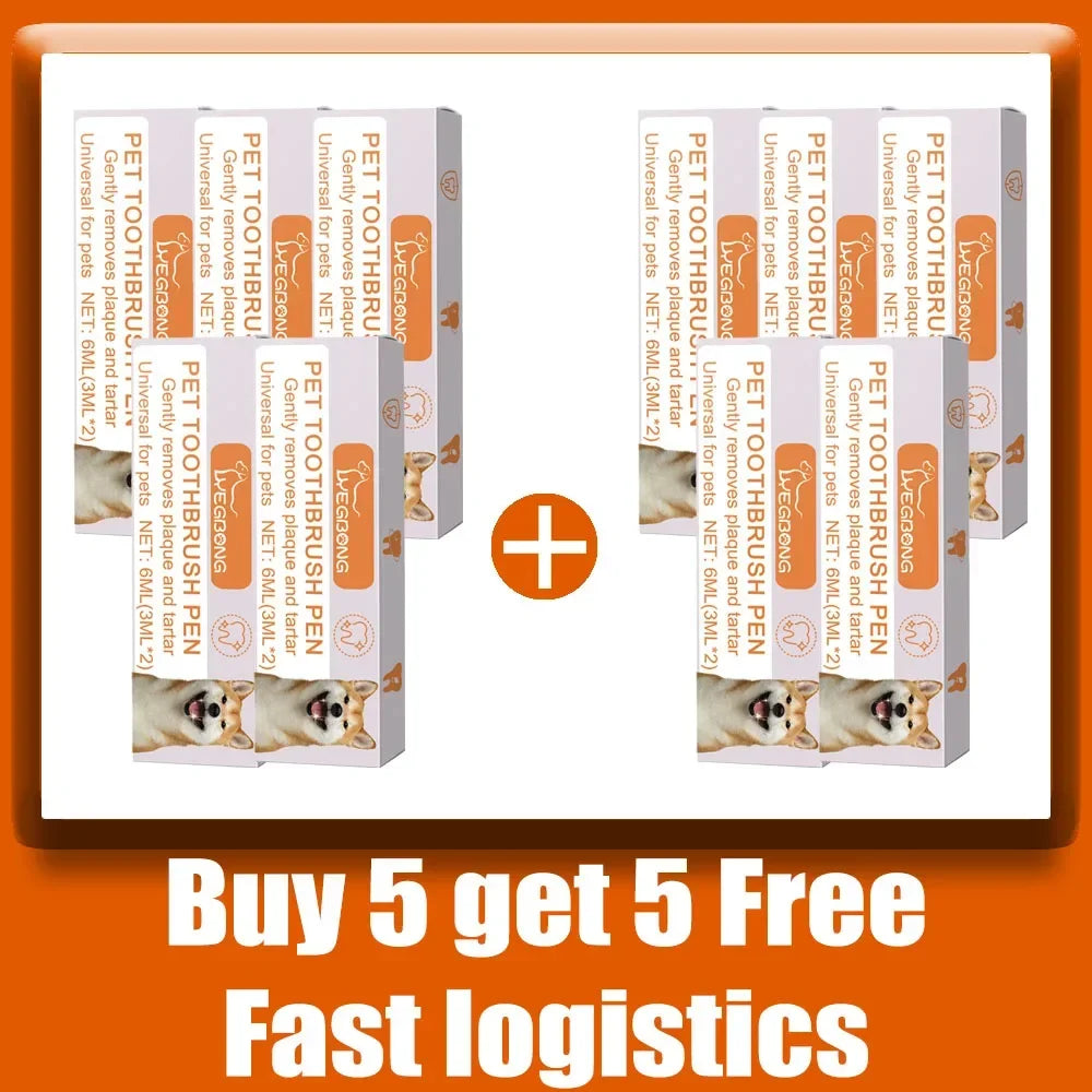 Variant image for Pet Toothbrush for Dogs and Cats – Easy Teeth Cleaning, Fresh Breath, Compact Design-1