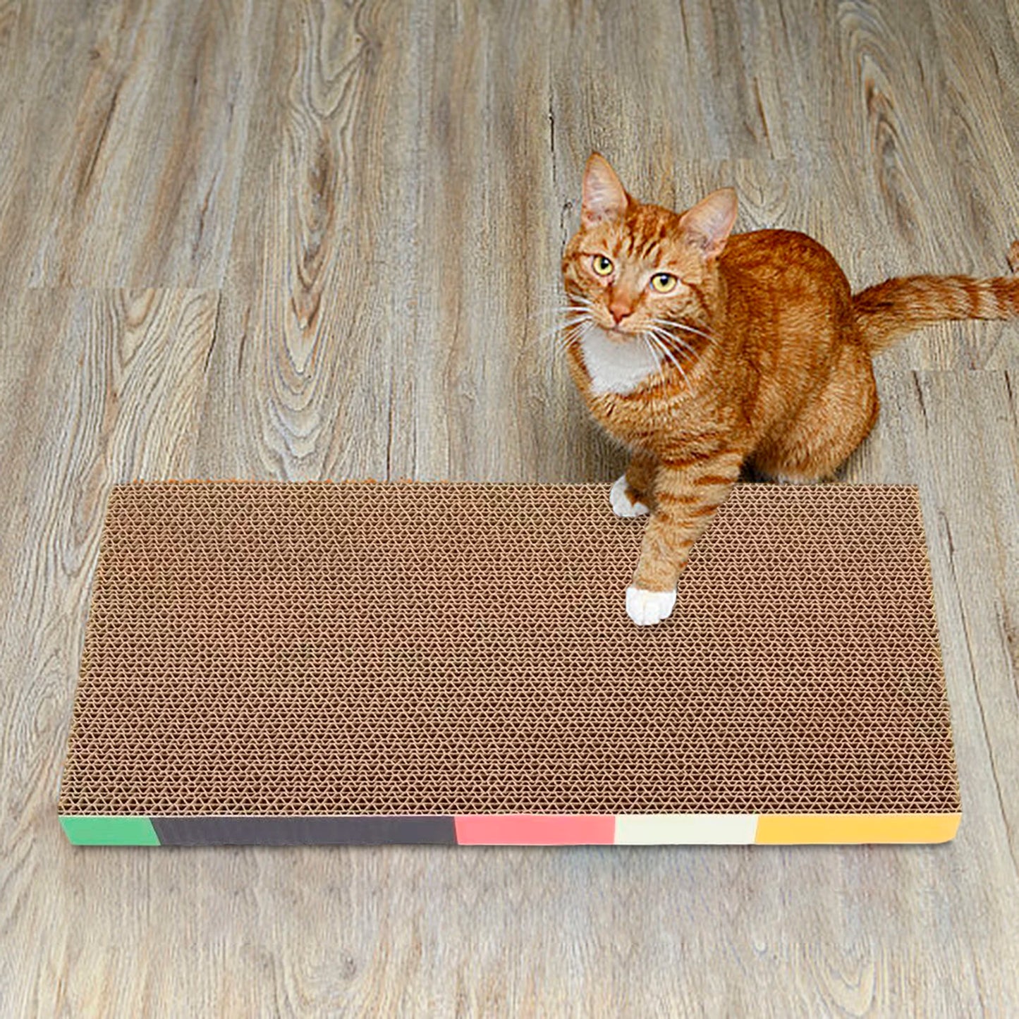 Cat Scratching Board for Cats – Durable Corrugated Paper, Cozy Lounge Bed, Multi-Size-6