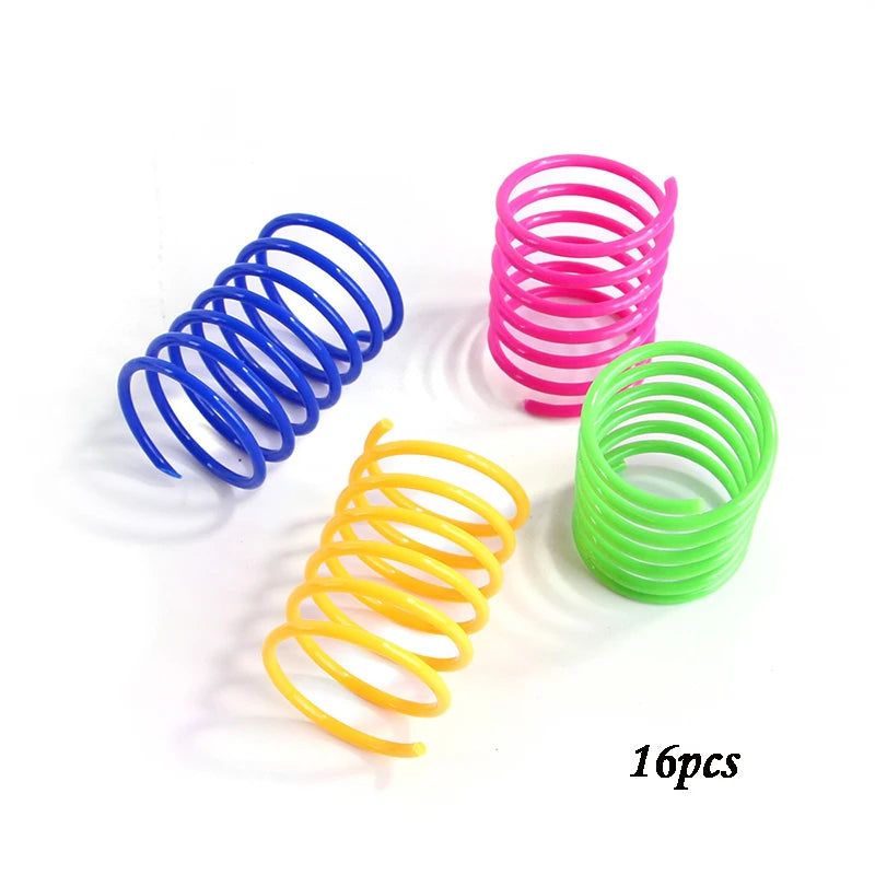 Variant image for Spring Toy for Cats – Durable Plastic, Vibrant Colors, Engaging Playtime-4