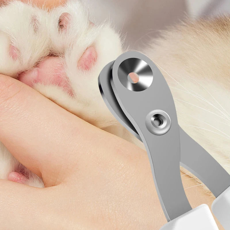 Nail Clippers for Cats and Small Dogs – Stainless Steel, Safe Round Head, Comfortable Grip-3