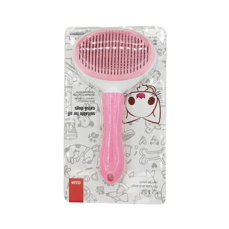 Variant image for Self-Cleaning Grooming Brush for Dogs – Ergonomic Design, Pet Hair Removal, Available in 3 Colors-4