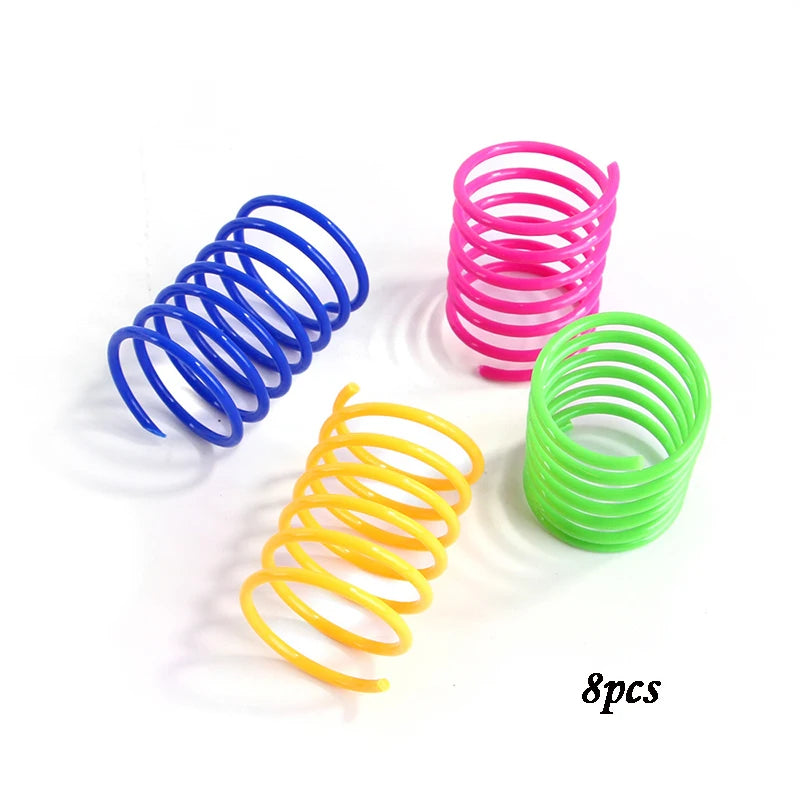 Variant image for Spring Toy for Cats – Durable Plastic, Vibrant Colors, Engaging Playtime-3