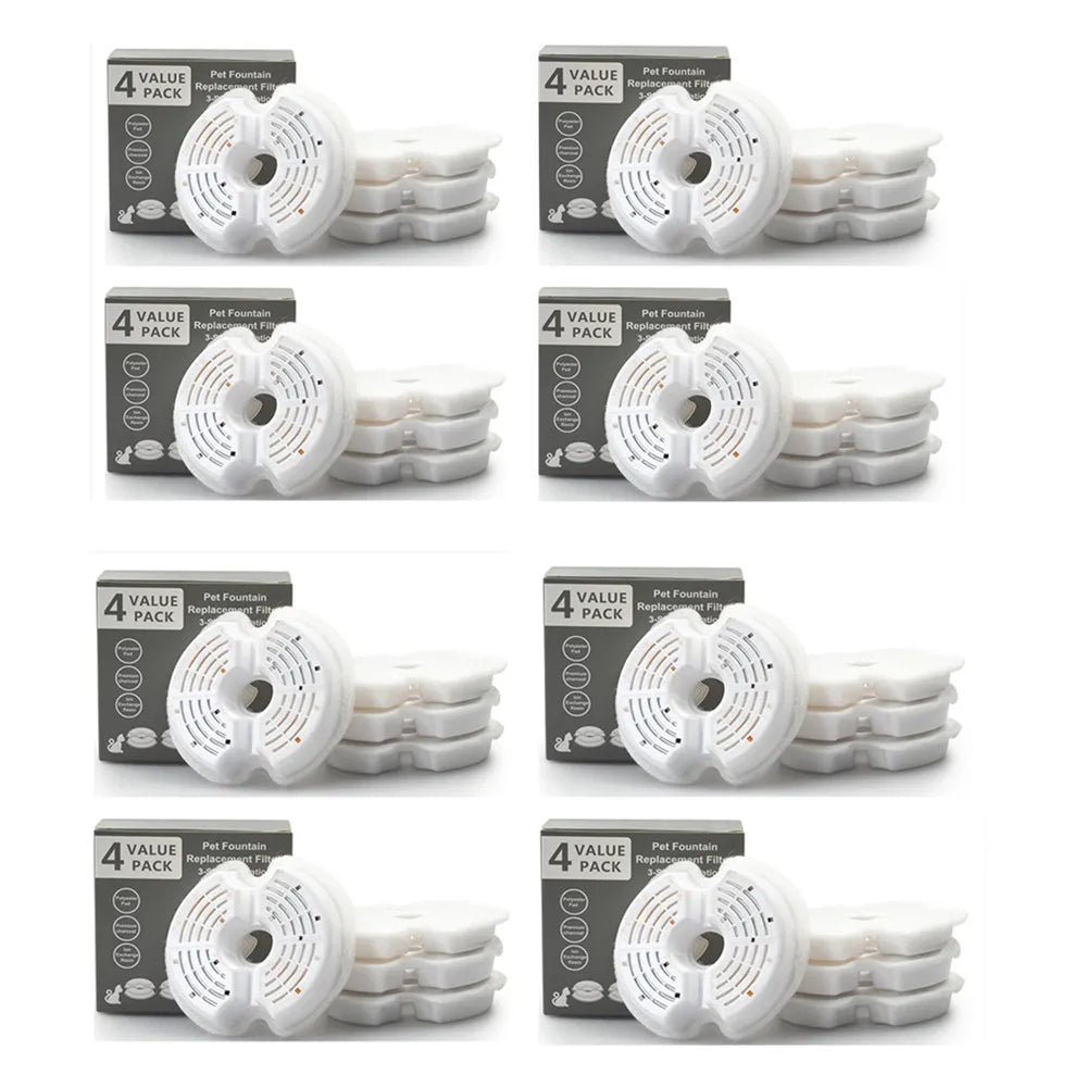Variant image for Replacement Filters for Dog and Cat Water Fountains – Triple Purification, Activated Carbon, Compatible with 2.5L and 2L Dispensers-4