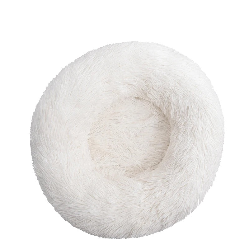 Variant image for Plush Dog Bed for Dogs and Cats – Calming Round Design, Self-Warming Fabric, Multiple Sizes-44