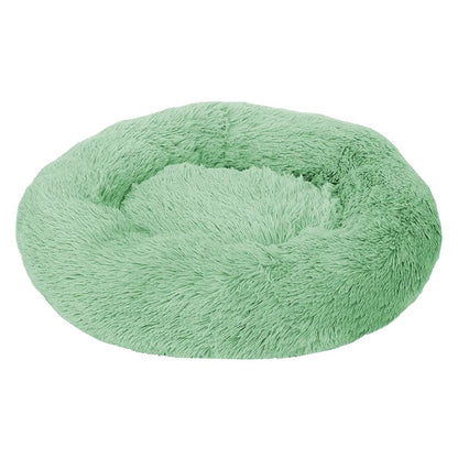 Variant image for Plush Dog Bed for Dogs and Cats – Calming Round Design, Self-Warming Fabric, Multiple Sizes-3