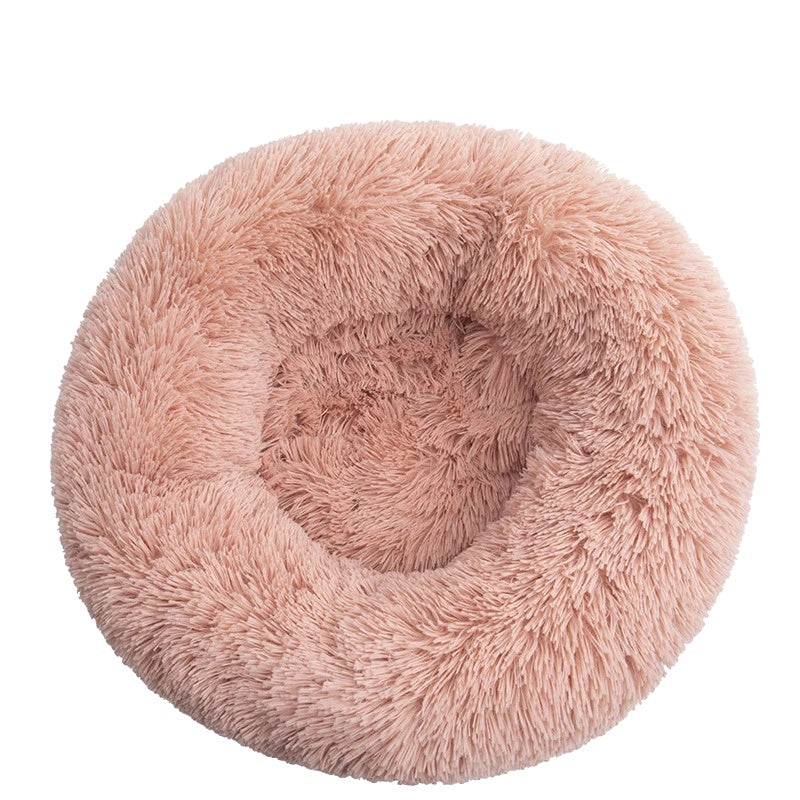 Variant image for Plush Dog Bed for Dogs and Cats – Calming Round Design, Self-Warming Fabric, Multiple Sizes-38